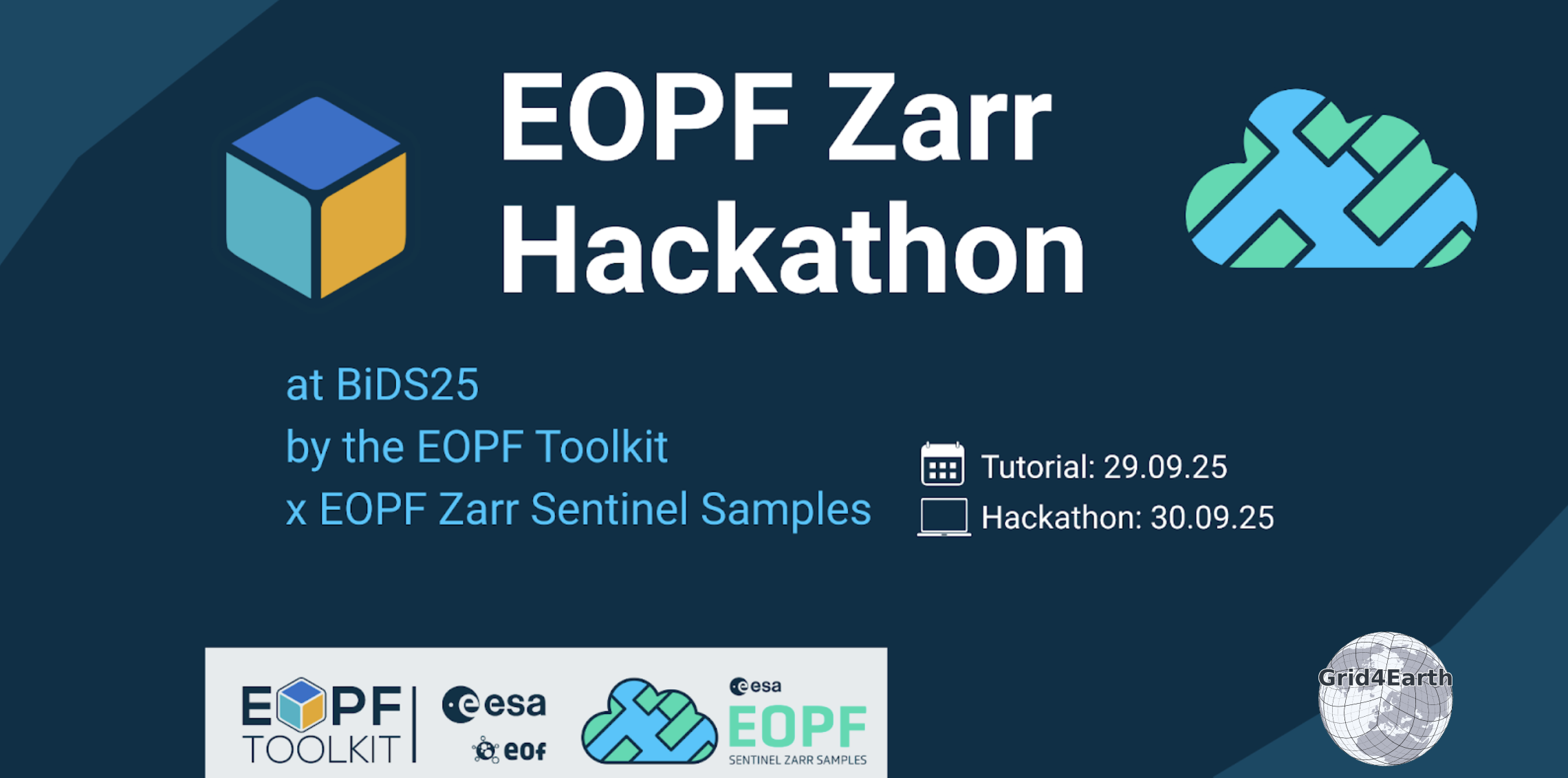 EOPF Tutorial and Hackathon at BiDS'25