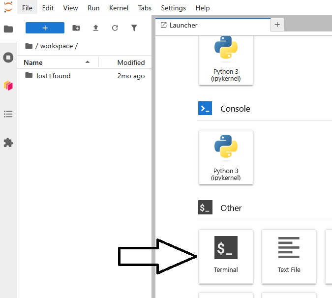 Screenshot: Terminal